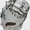 Wholesale 💯 Hit After Hit Rawlings Liberty Advanced 13″ Fastpitch Firstbase Mitt – Grey ✔️