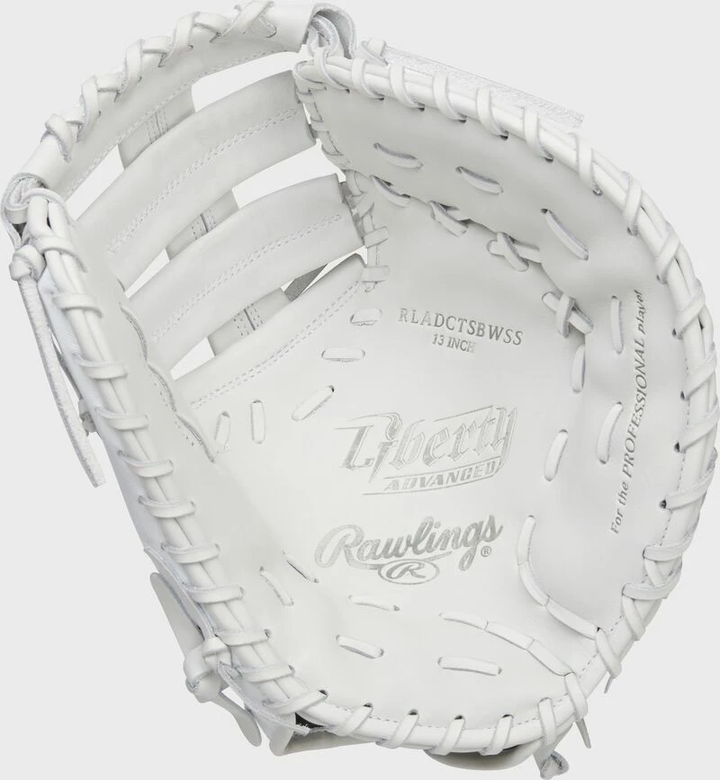 Cheapest π Hit After Hit Rawlings Liberty Advanced 13″ Fastpitch Firstbase Mitt – White β - Image 2
